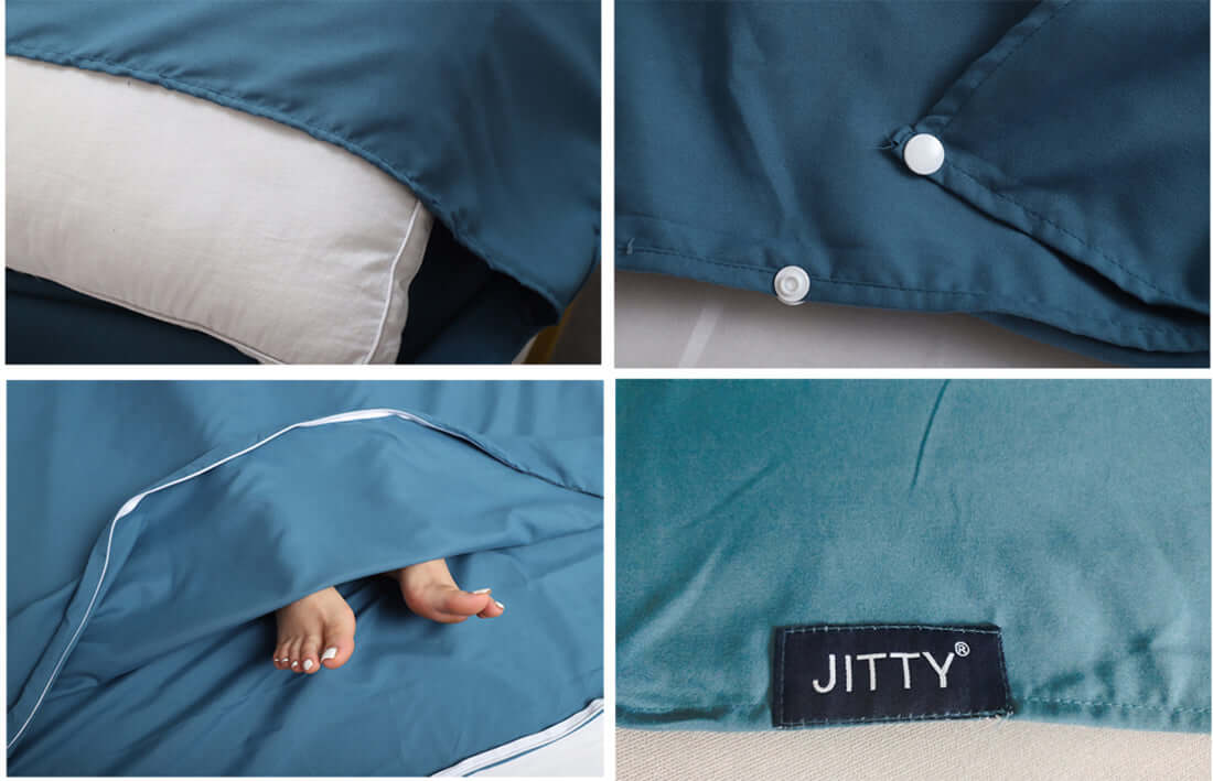 Free Shipping JITTY Sleeping Bag Liner Travel Sheet for Business Camping Home Hostels 210x115cm(Blue) - JITTY SHOP