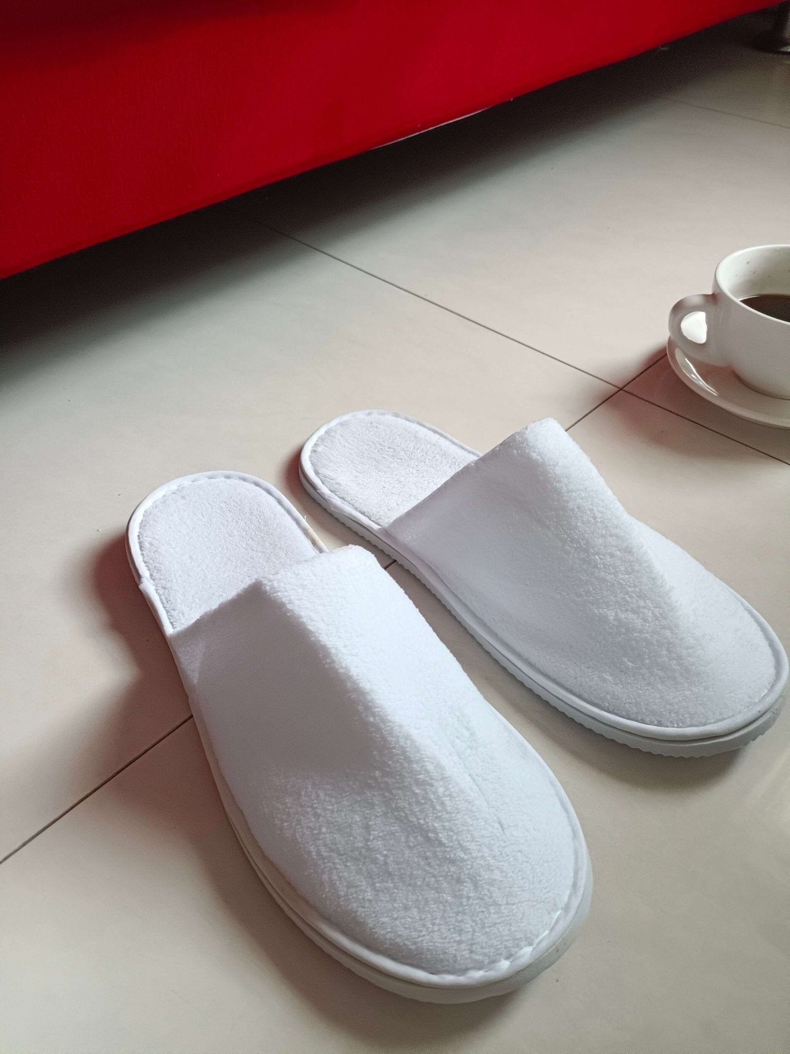 Luxury Disposable Slippers White 5 Pairs JITTY,Soft Non Slip Design,Wholesale Pricing Free Shipping - JITTY SHOP